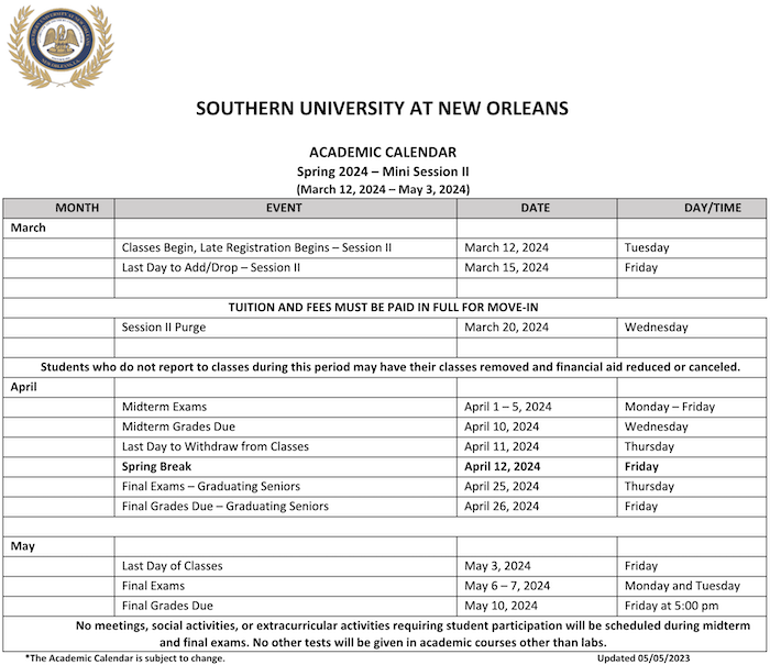 academic-calendar-southern-university-at-new-orleans