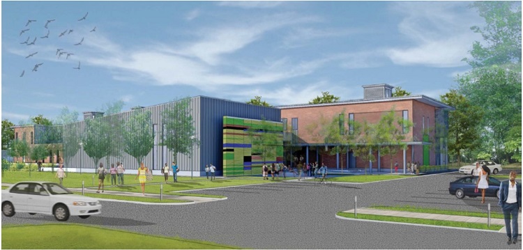 Millie S. Charles School of Social Work Rendering