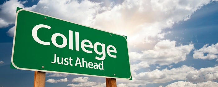 College sign