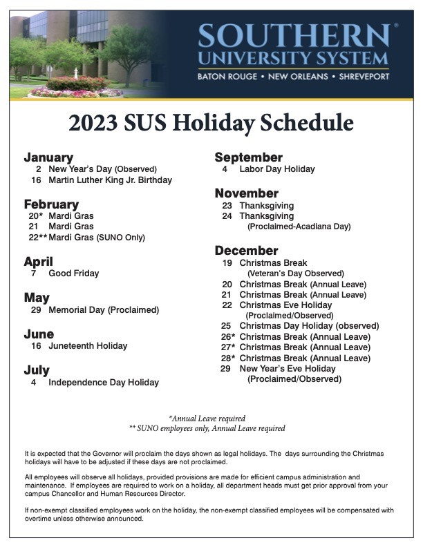 Muscle Shoals: Holiday Sanitation Schedule 2023